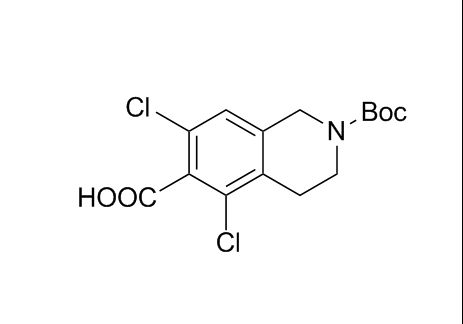 N-Boc-5,7-二氯-1,2,3,4-四氢异喹啉-6-羧酸