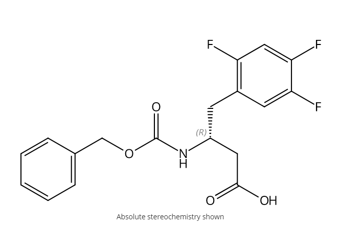 (R)-3-(苄氧羰基乙基)氨基-4-(2,4,5-三氟苯基)-丁酸