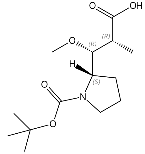 ((2R,3R)-3-((S)-1-(tert丁氧基羰基)吡咯烷-2-基)-3-甲氧基-2-甲基丙酸