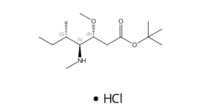 (3R,4S,5S)-3-甲氧基-5-甲基-4-(甲基氨基)庚酸叔丁酯盐酸盐