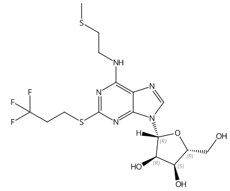 N6-(2-甲硫基乙基) -2-(3,3,3-三氟丙硫基)腺苷