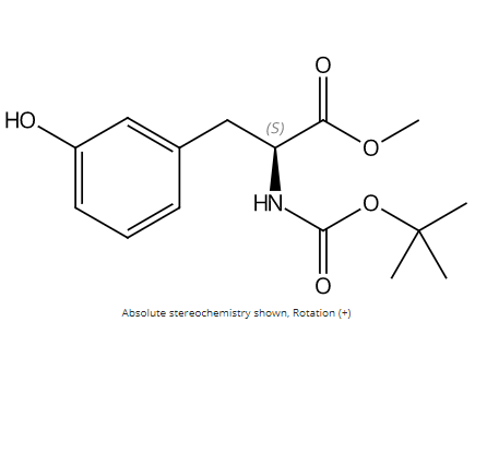 (S)-2-(Boc-氨基)-3-(3-羟苯基)丙酸甲酯